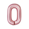 Light Pink Foil Matte Number 0