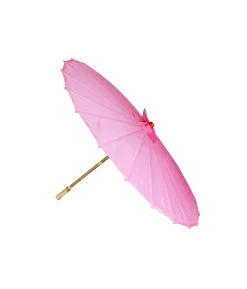 Light Pink Large Fabric Parasol 40cm