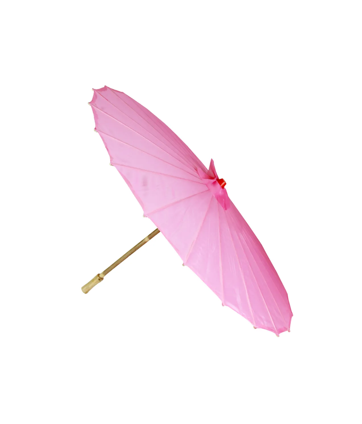 Light Pink Large Fabric Parasol 40cm