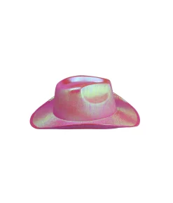 Light Pink Metallic Cowboy Hat