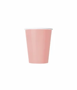 Light Pink Paper Cups 50x9oz