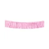 Light Pink Paper Fringe Banner 2m