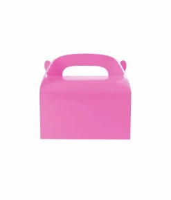 Light Pink Paper Treat Box 6pc (Side Seal)