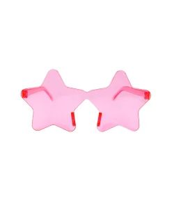 Light Pink Star Shape Glasses