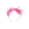 Light Pink & White Feather Headband