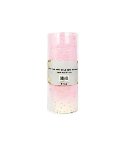 Light Pink With Gold Dots Baking Cups 24pc