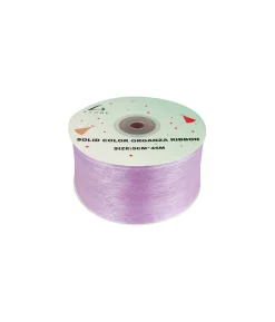 Light Purple Solid Colour Organza Ribbon 5cm