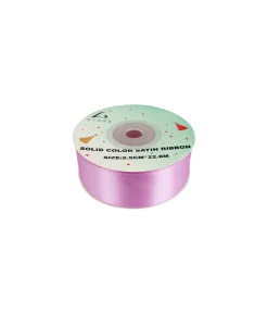 Light Purple Solid Colour Satin Ribbon 2.5cm