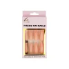 Light Salmon Press On Nails 24pc