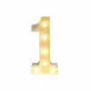 Light Up Number 1 Warm White LED