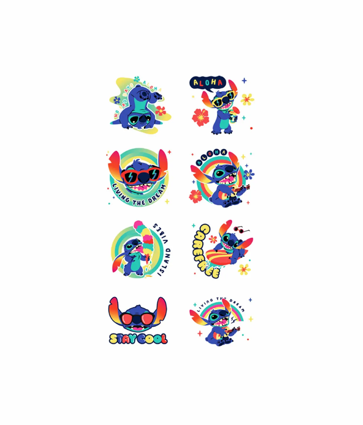 Lilo & Stitch Tattoo Favors 8pc