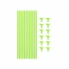 Lime Balloon Stick & Cup Set 12pk