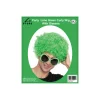 Lime Green Curly Wig With Glasses Party Set