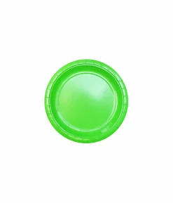 Lime Green Paper Plates 20x7in
