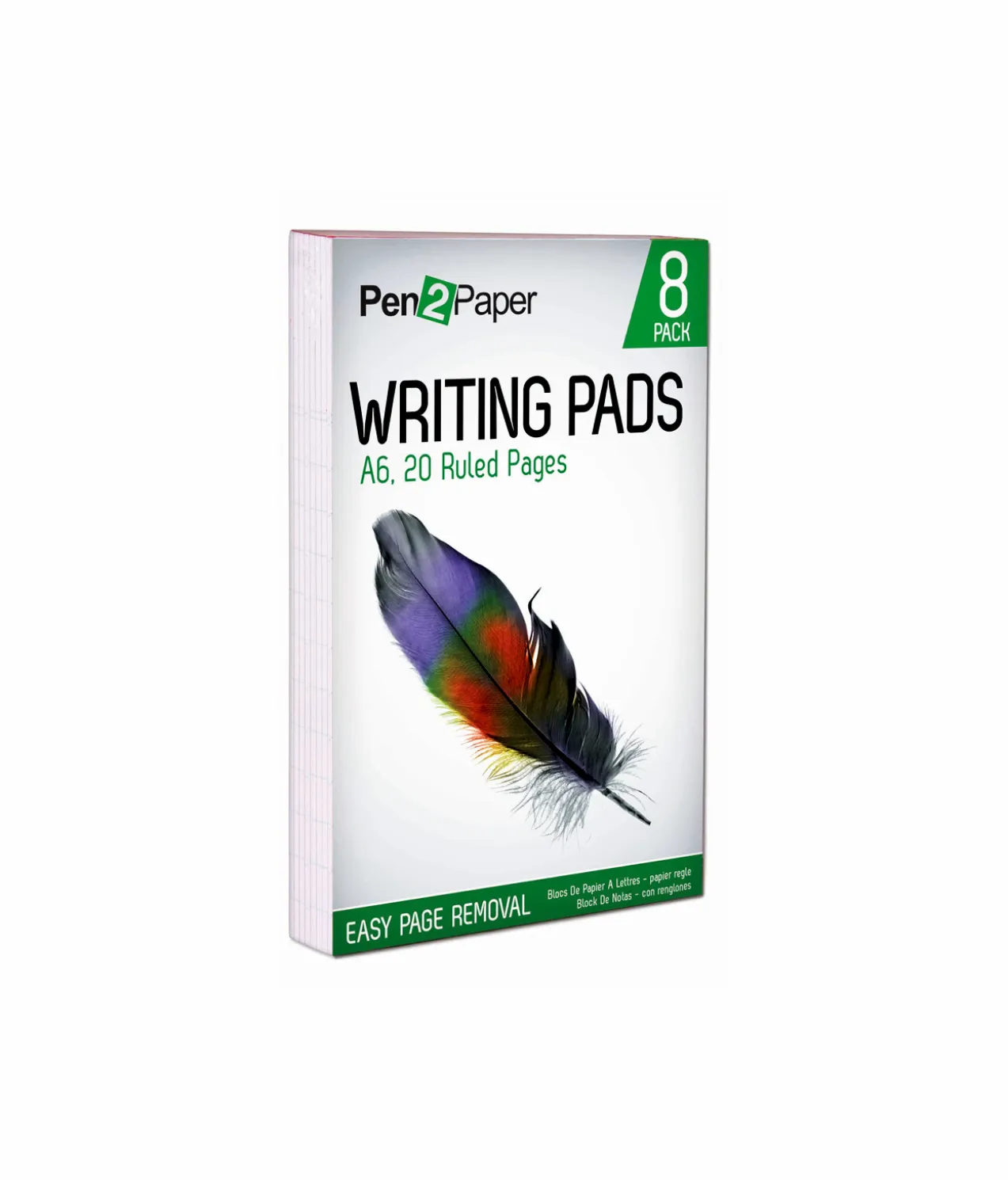 Lined Writing Pads 8pk