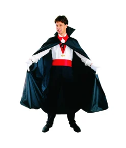 Long Black Cape Adult