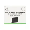 “L” Shaped PVC Small Black Chalk Board Signs 12pc 10×7.5cm