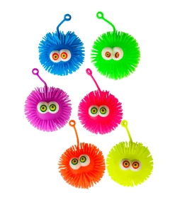 Luminous Fluffy Hairy Ball 11cm Assorted