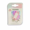 Macaron Color Label Keychains 5pc