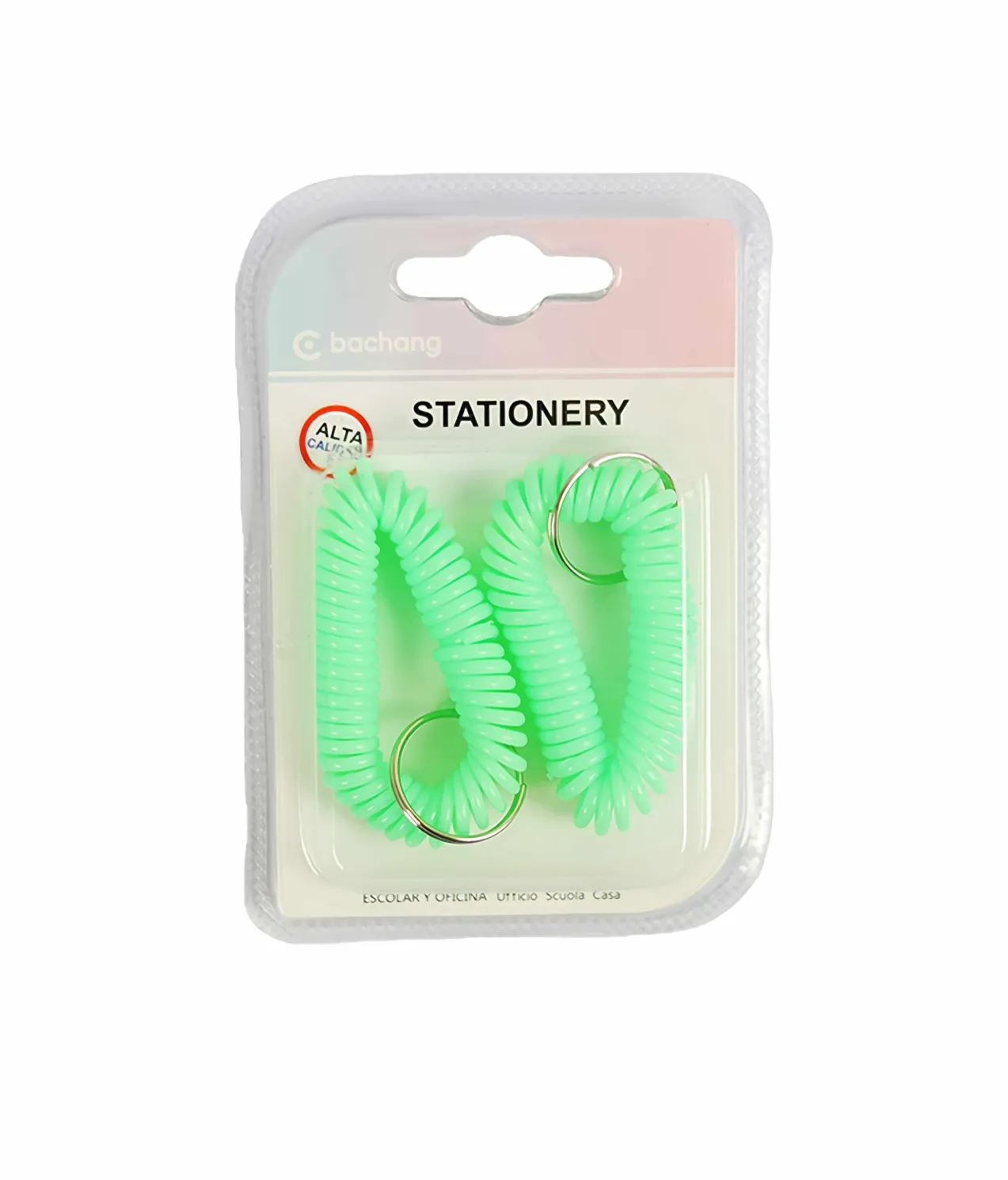 Macaron Green Key Ring 2pc