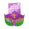 Mardi Gras Glitter Mask