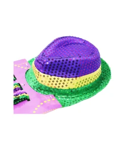 Mardi Gras Set – Necklace, Bowtie, Suspender, and Hat