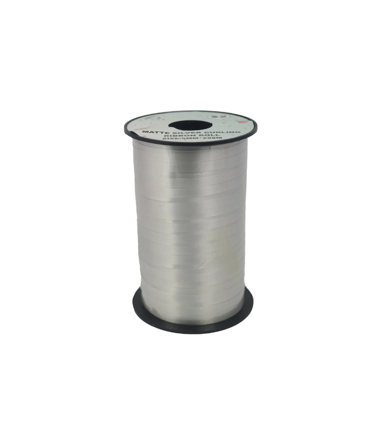 Matte Silver PP Ribbon Roll 228m