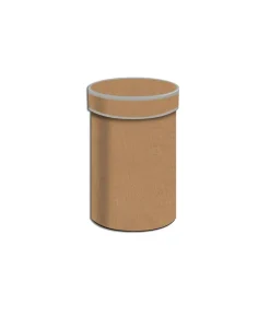Medium Kraft Brown With Silver Trim Gift Box