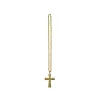 Metal Bling Necklace Gold Cross