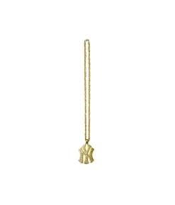 Metal Bling Necklace Gold New York