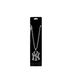 Metal Bling Necklace Silver New York