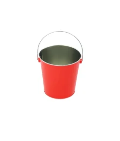 Metal Bucket With Silver Handle Assorted 13x13cm