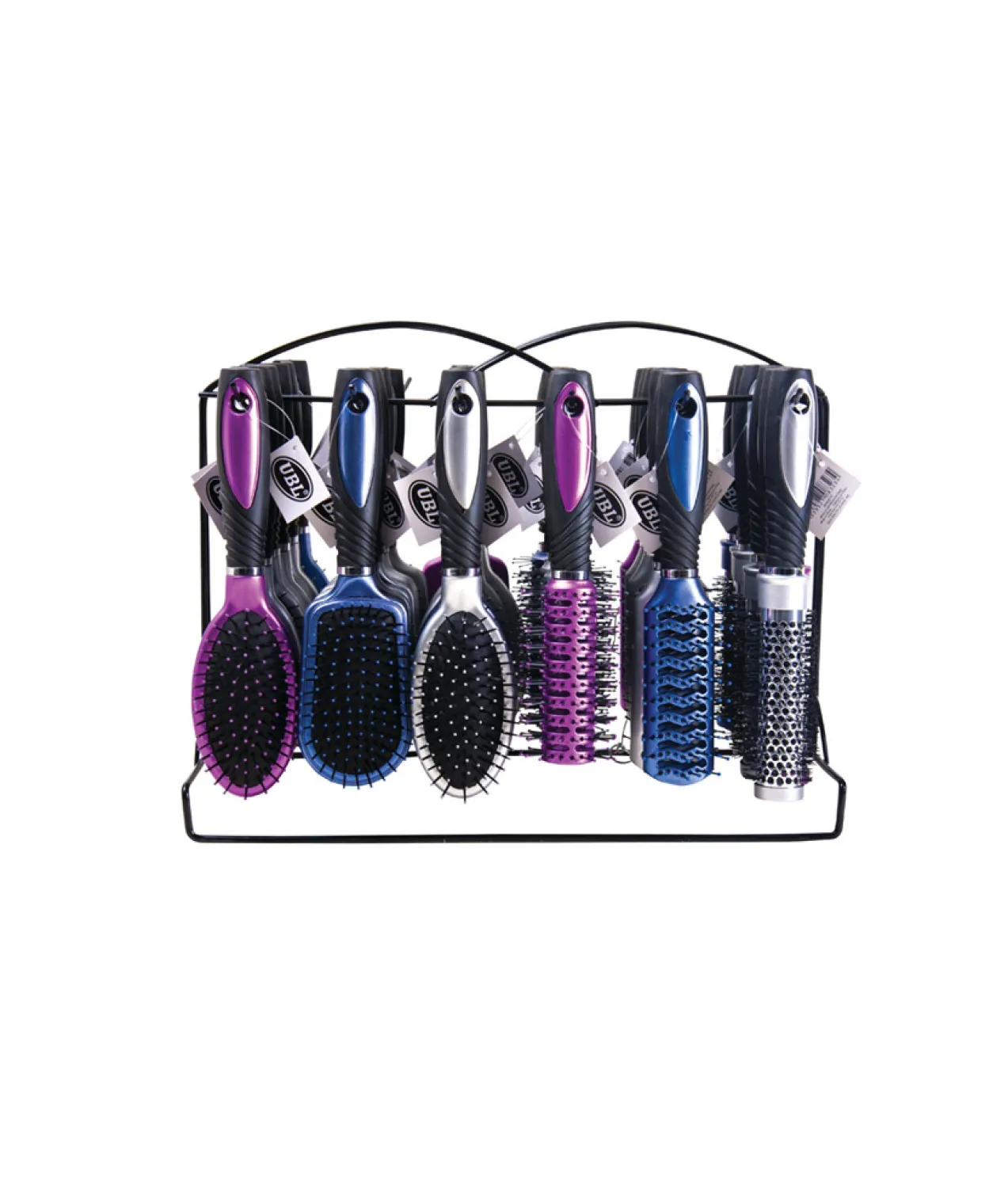 Metallic Hair Brush Assorted