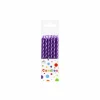 Metallic Lavender Candles 12pk