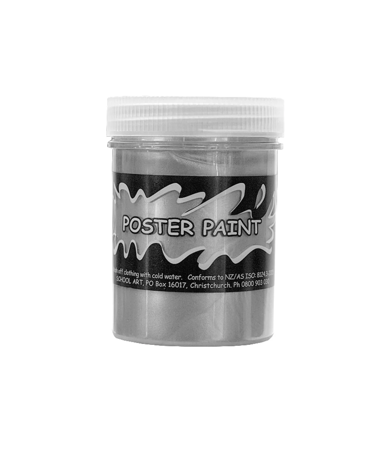 Metallic Silver Poster Paint 125ml