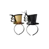 Metallic Top Hat Headband Assorted