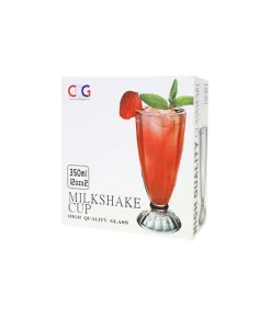 Milkshake Glass 350ml 2pk