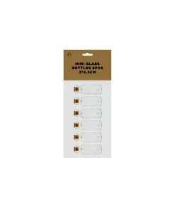 Mini Glass Bottle 6pc
