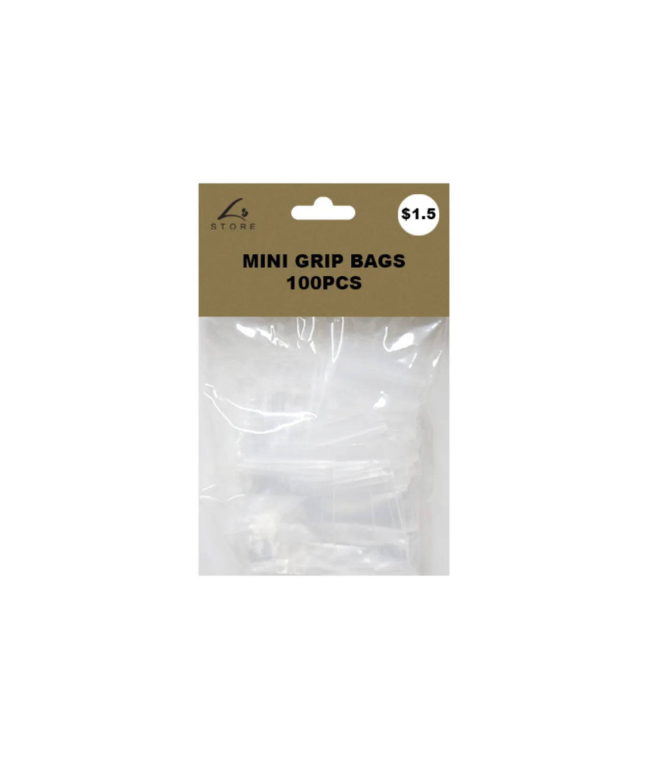 Mini Grip Bags 100pc