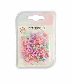 Mini Macaron Colors Cork Pins 35pc