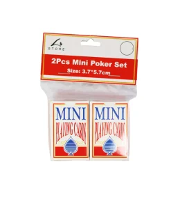 Mini Poker Set 5.7 x 3.7 x 1.2cm 2Pcs