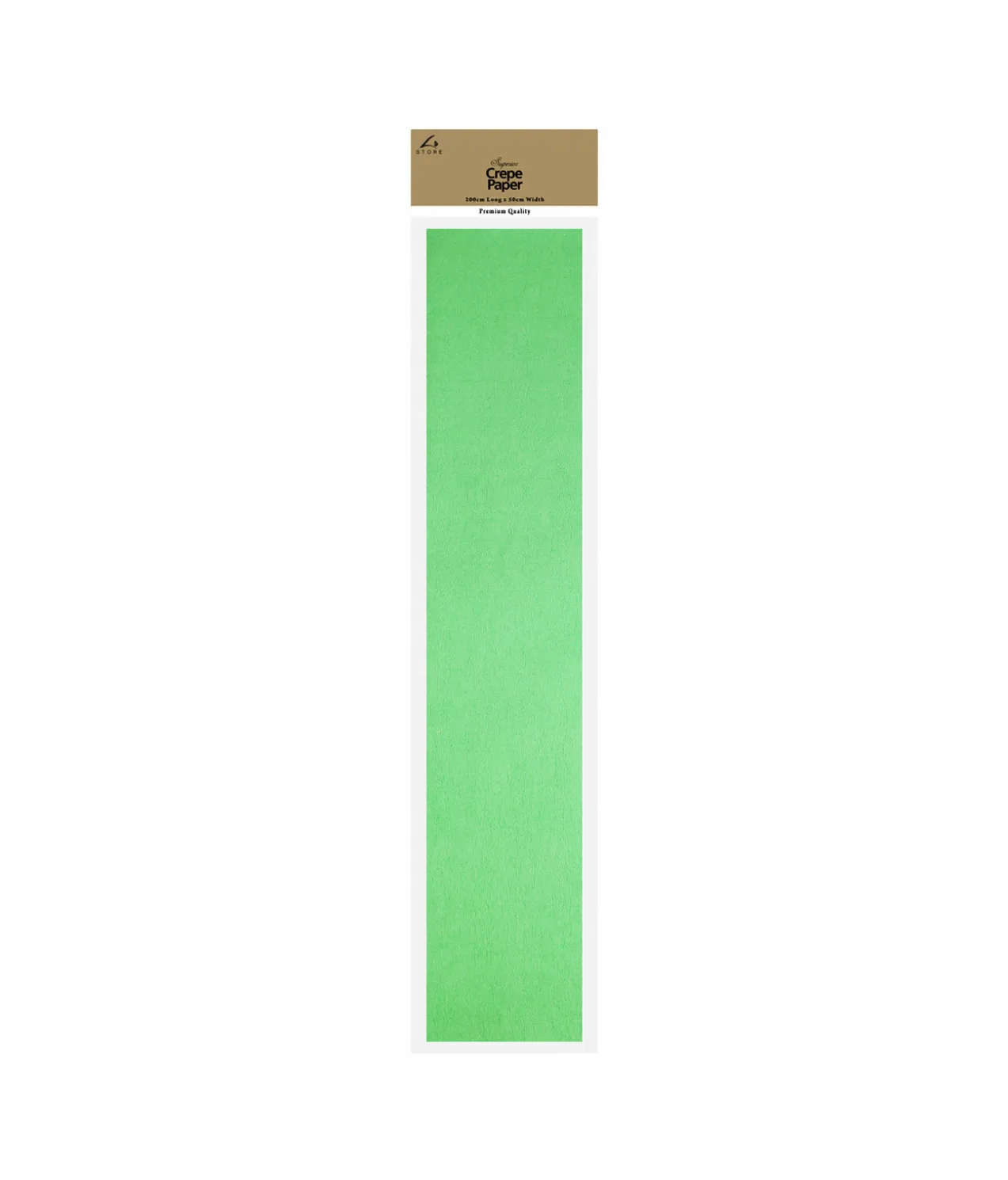 Mint Crepe Paper 200cm x 50cm