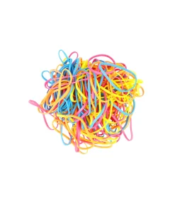 Mixed Colour Rubber Bands 5×0.3cm 100g