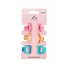 Mixed Design Claw Clip Set 6pk