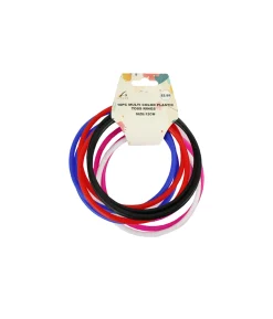Multi Color PP Plastic Toss Rings 10pc