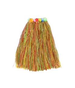Multi Colour Long Hula Skirt 80cm