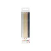 Multicolour Metallic Candles 16pk