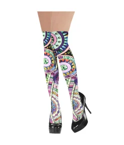 Multi Flower Party Stockings