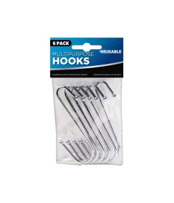 Multipurpose S Shape Hooks 6pk