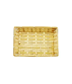 Natural Bamboo Rectangle Basket 30x20x7cm
